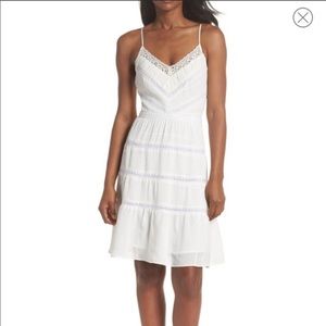 Adelyn Rae Damaris Lace Trim Dress